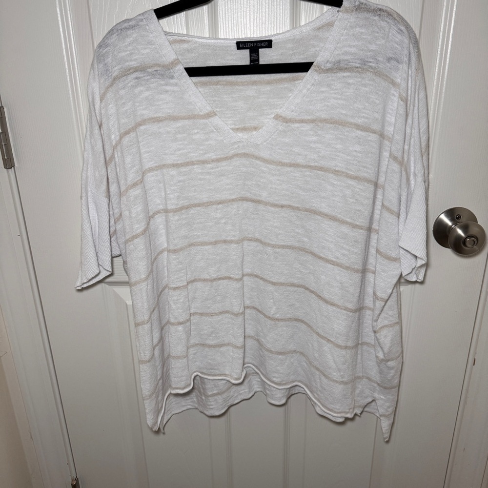 Eileen Fisher Linen Blend Top